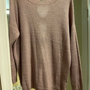 Light pink bow sweater